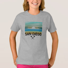 Camiseta básica para niñas de San Diego Design