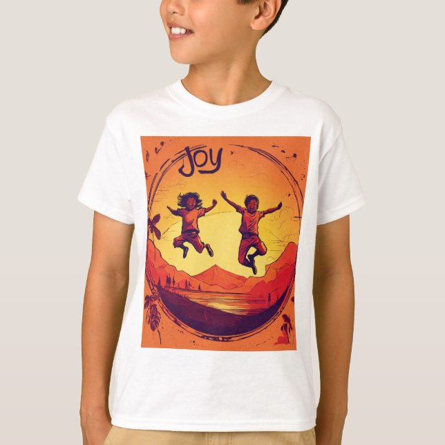 Camiseta básica para niños (Anverso)
