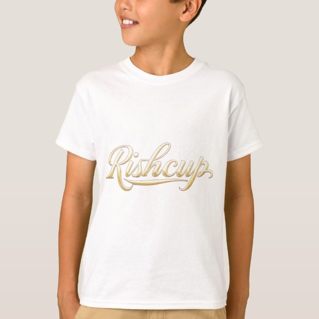 Camiseta básica para niños (Anverso)