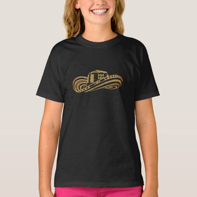 Camiseta básica para niños (Anverso)