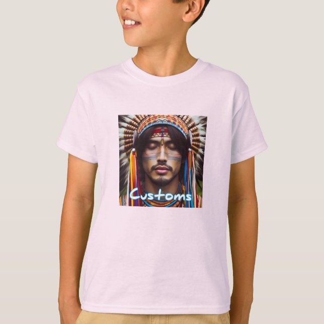 Camiseta básica para niños (Anverso)