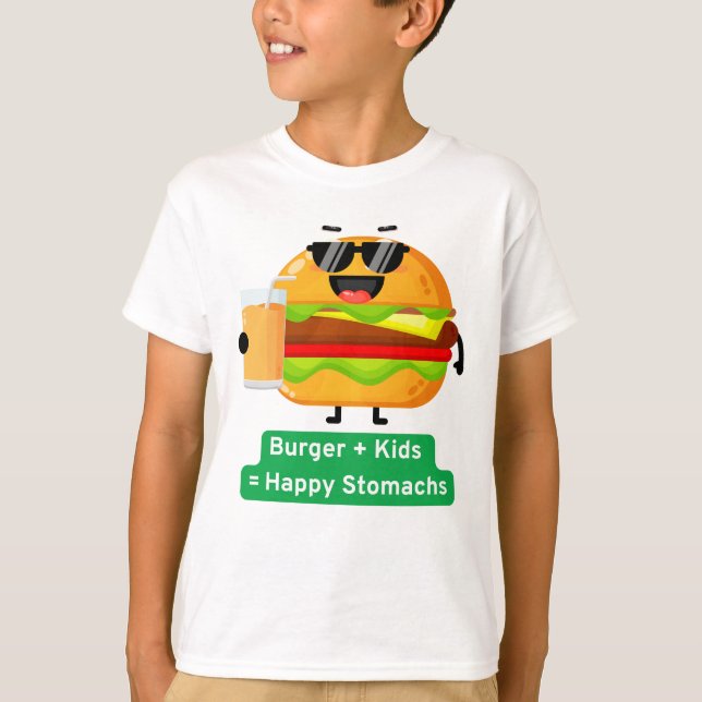 Camiseta básica para niños (Anverso)