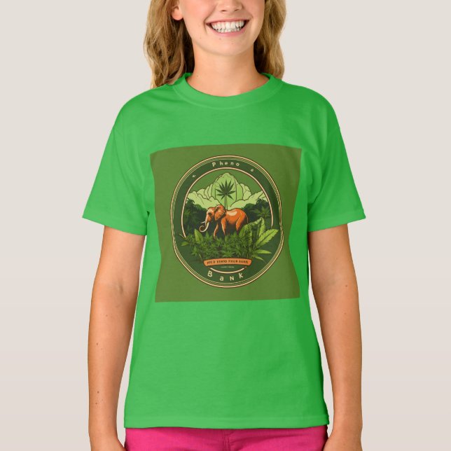 Camiseta básica para niños (Anverso)