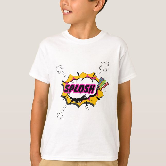 Camiseta básica para niños (Anverso)