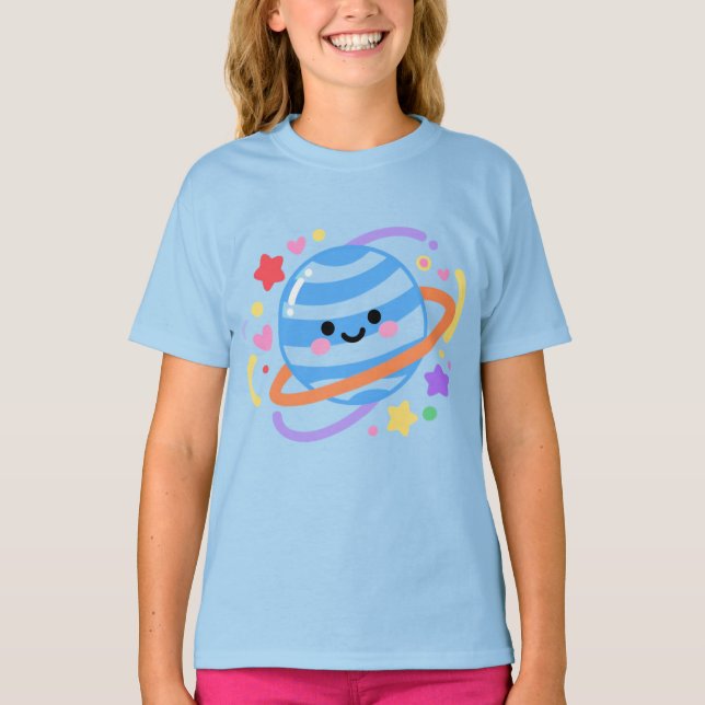 Camiseta básica para niños (Anverso)