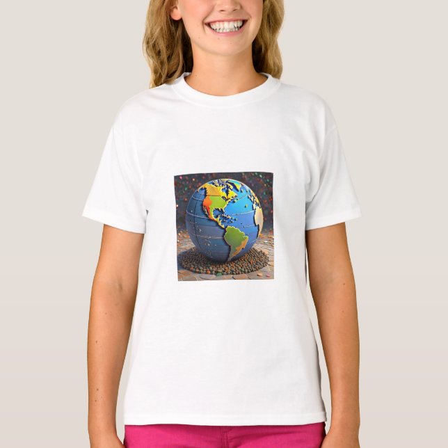 Camiseta básica para niños (Anverso)