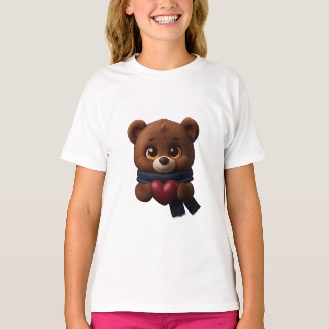 Camiseta básica para niños (Anverso)