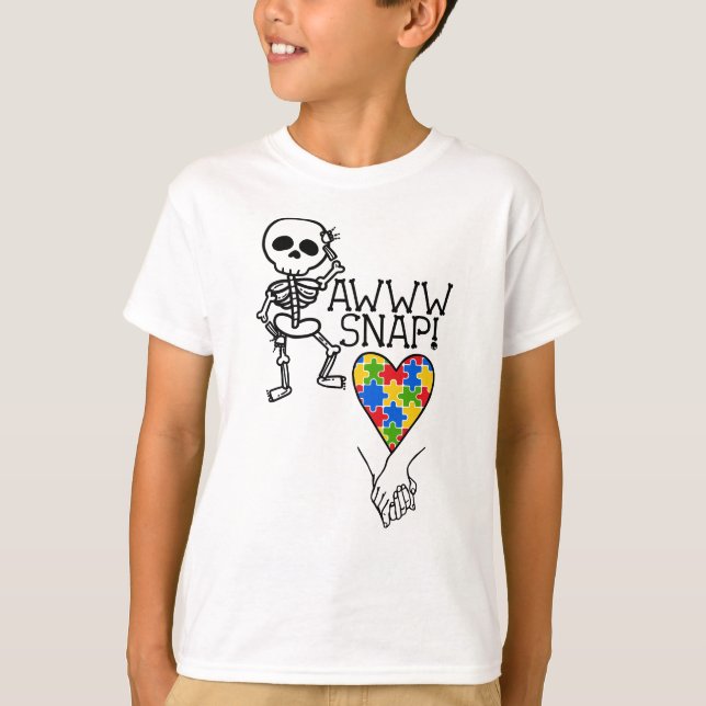 Camiseta básica para niños (Anverso)