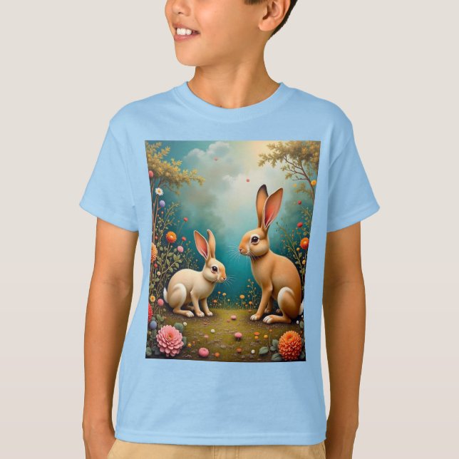 Camiseta básica para niños (Anverso)