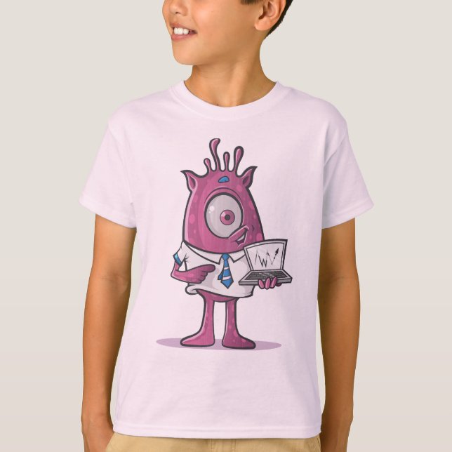 Camiseta básica para niños (Anverso)