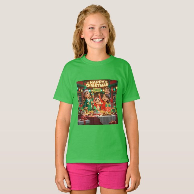 Camiseta básica para niños (Anverso completo)