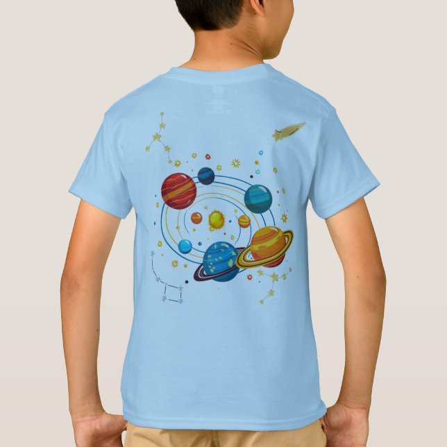 Camiseta básica para niños (Reverso)