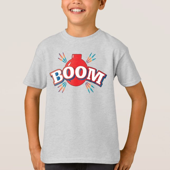 Camiseta básica para niños (Anverso)