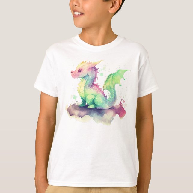 Camiseta básica para niños (Anverso)