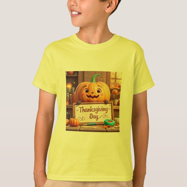 Camiseta básica para niños (Anverso)