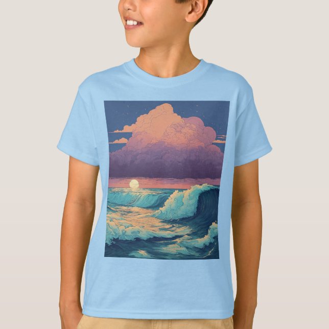 Camiseta básica para niños (Anverso)