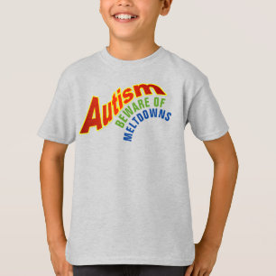 Camiseta básica para niños con autismo