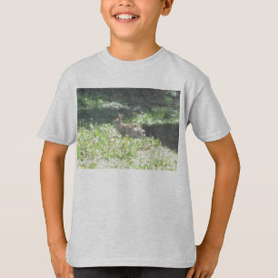 Camiseta básica para niños conejitos