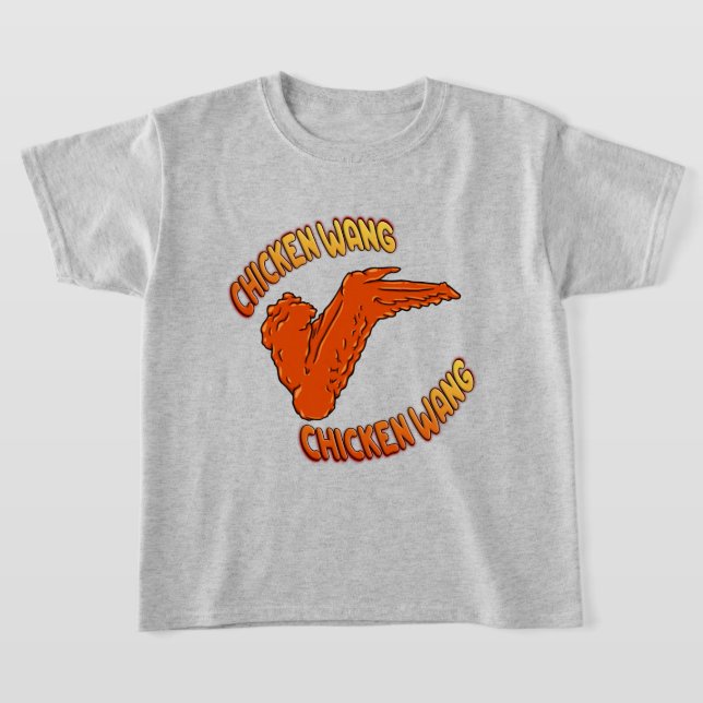 Camiseta básica para niños de ala de pollo (Distribución)