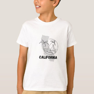 Camiseta básica para niños de California