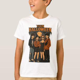 Camiseta básica para niños de la noche de Hallowee