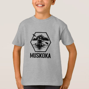 Camiseta básica para niños de Muskoka Ontario Kaya