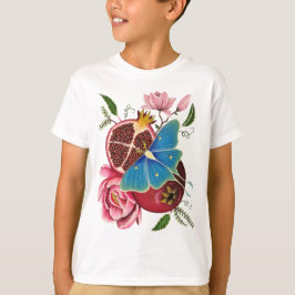 Camiseta básica para niños de Pomegranate y Luna M