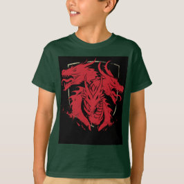 Camiseta básica para niños dragones