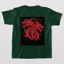 Camiseta básica para niños dragones