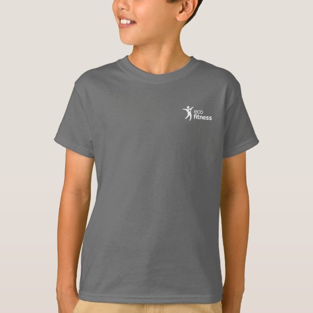 Camiseta básica para niños | Eco Fitness (Anverso)