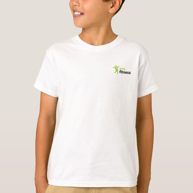 Camiseta básica para niños | Eco Fitness (Anverso)