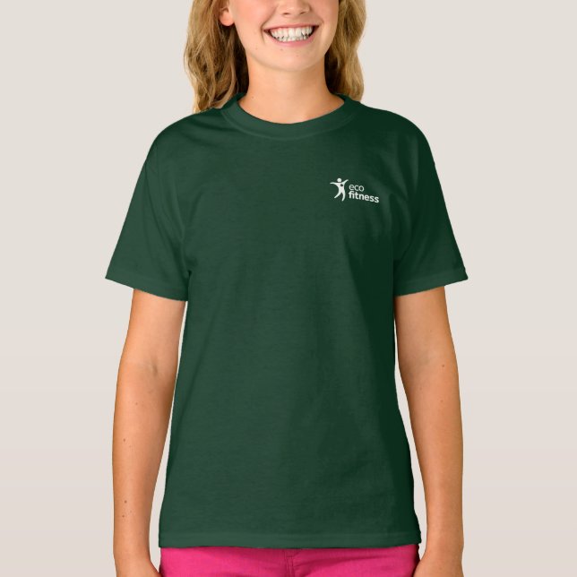 Camiseta básica para niños | Eco Fitness (Anverso)