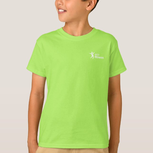 Camiseta básica para niños | Eco Fitness (Anverso)