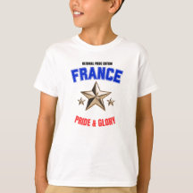 Camiseta básica para niños edición orgullo naciona