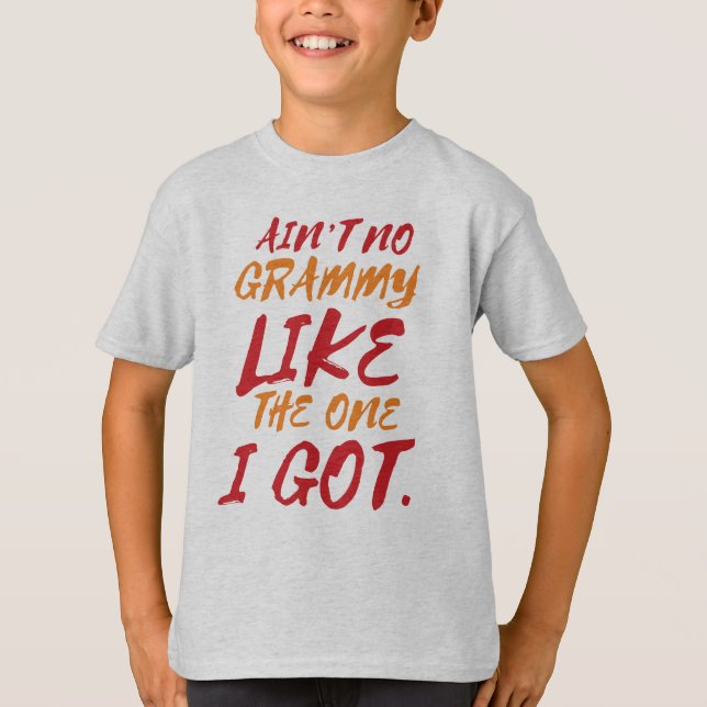 Camiseta básica para niños Grammy (Anverso)