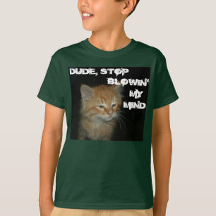 Camiseta básica para niños Kitty "TÍO, DEJA DE VOL