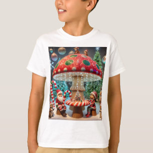 Camiseta básica para niños: Navidades Diseño de ho