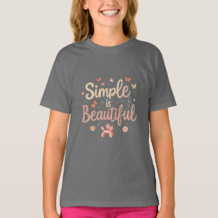 Camiseta básica para niños - simple es hermoso
