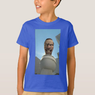Camiseta básica para niños skibidi toliet