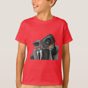 Camiseta básica para niños skibidi toliet