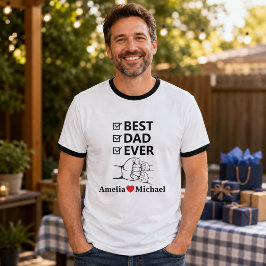 Camiseta Básica Personalizada 'Mejor Papá del Mund