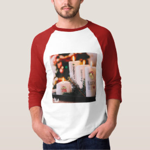 Camiseta básica Raglan 3/4 para hombres