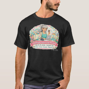 Camiseta básica Scrapbook Expo 2026 Unisex Negra