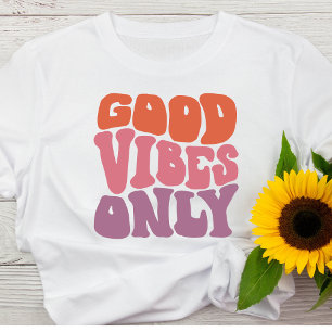 Camiseta básica sólo para mujeres de la retro 70