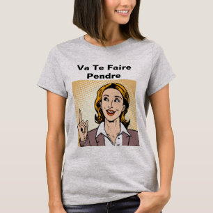 Camiseta básica Va Te Faire Pendre