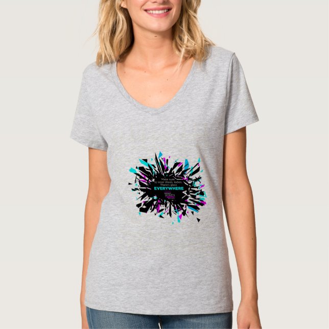 Camiseta básica W2W - Asegúrate de llevar tus zapa (Anverso)