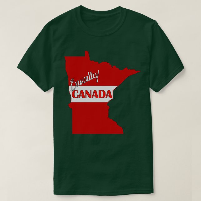 Camiseta Básicamente Canadá (Diseño del anverso)