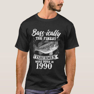 Camiseta Básicamente Los Mejores Pescadores Nacieron En 199