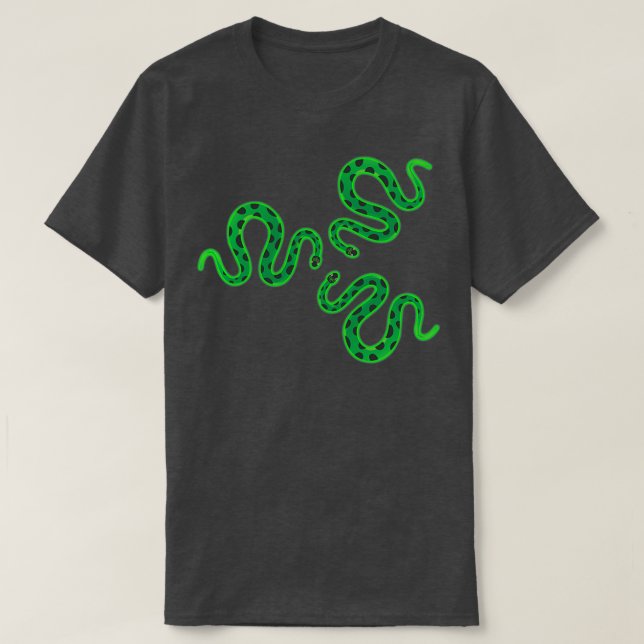 Camiseta Básicamente, Una Serpiente Es Graciosa. (Diseño del anverso)