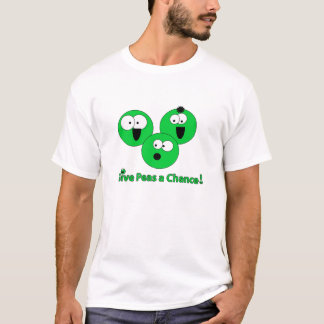 Camiseta Básico "dé a guisantes Guisante-camisa de una